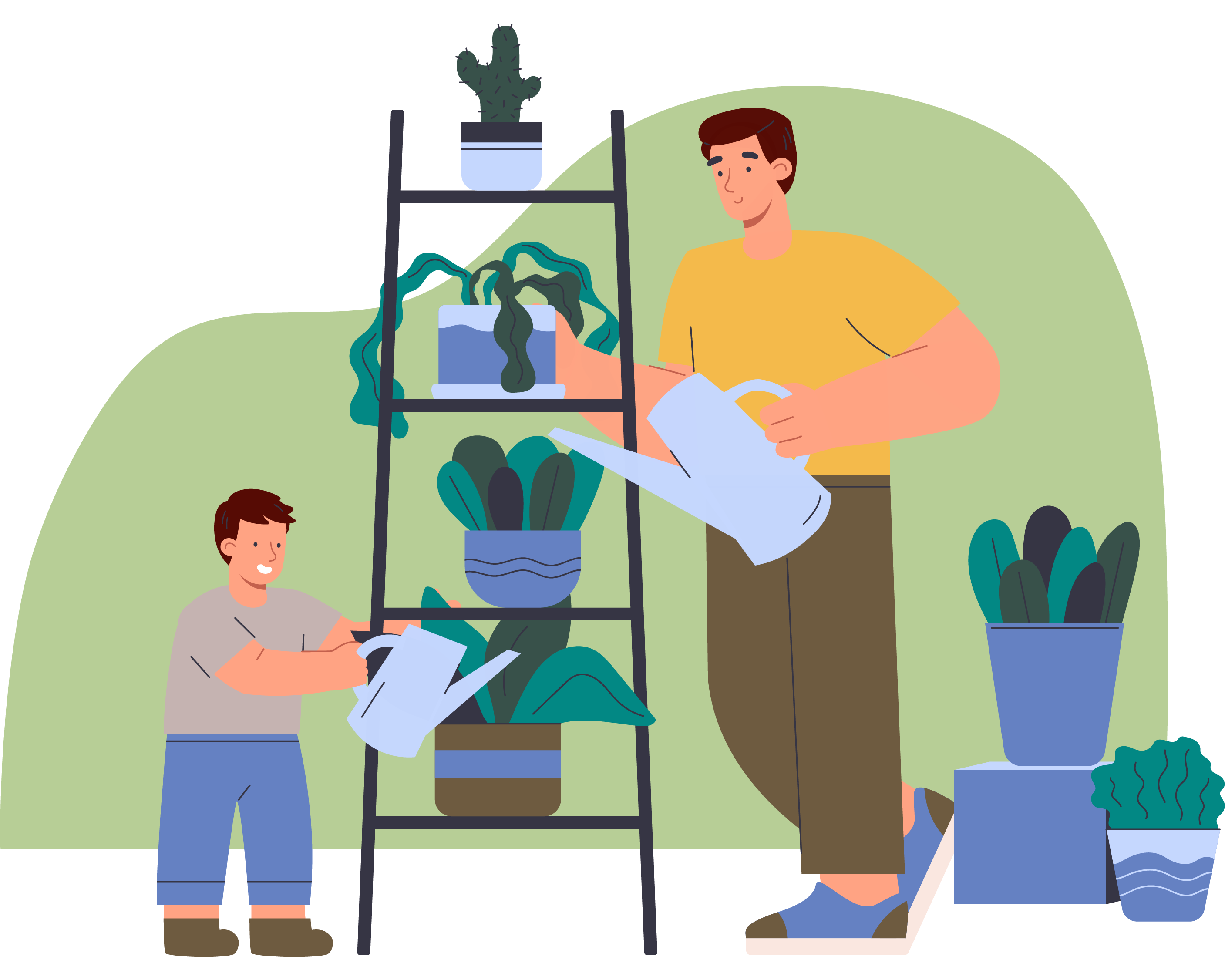 Cityscapes biophilic design illustrations-05
